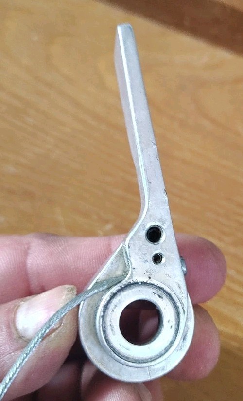 [9.48] Vintage Campagnolo Syncro Shifter Set Down Tube Braze On