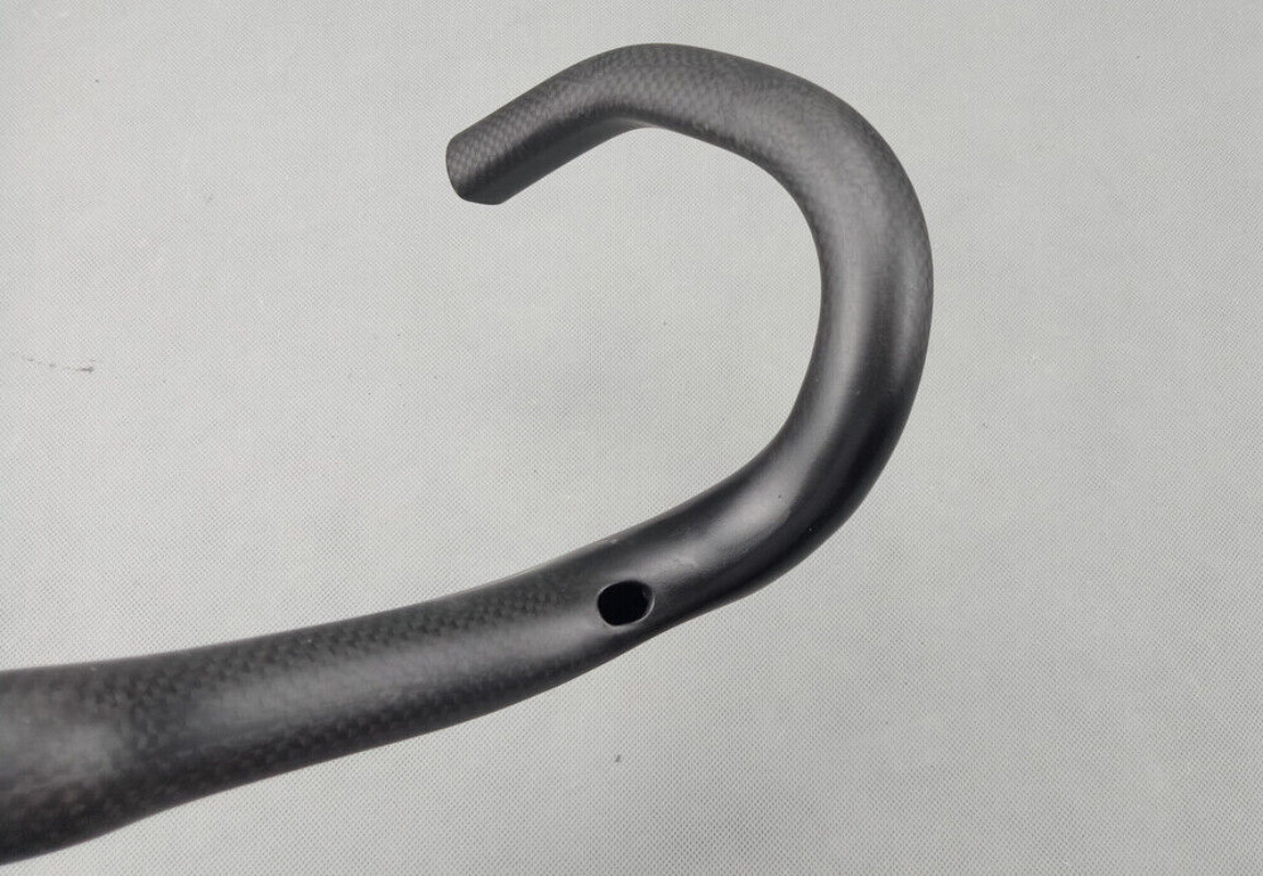 3K Full Carbon Road Bike Drop Bar Bicycle Integrated Bar Stem Handlebars 28.6mm