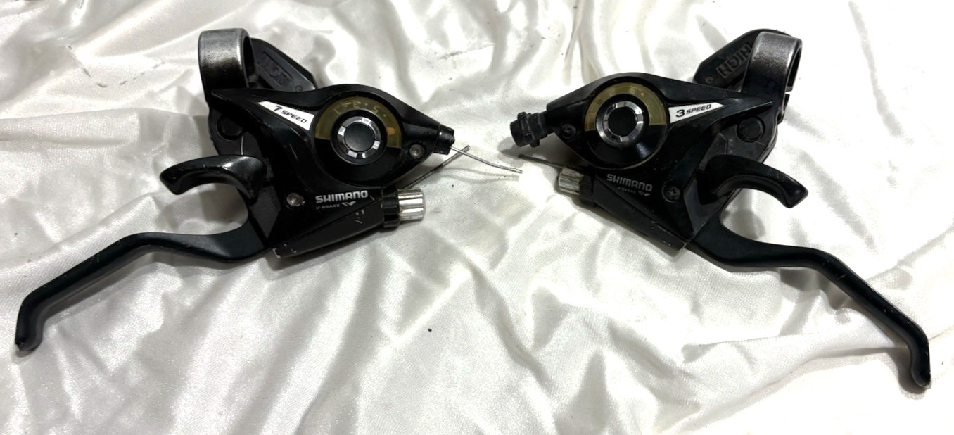 SHIMANO MTB SHIFTERS/BRAKE SET Left/Right Vintage 3×7 ST-EF51
