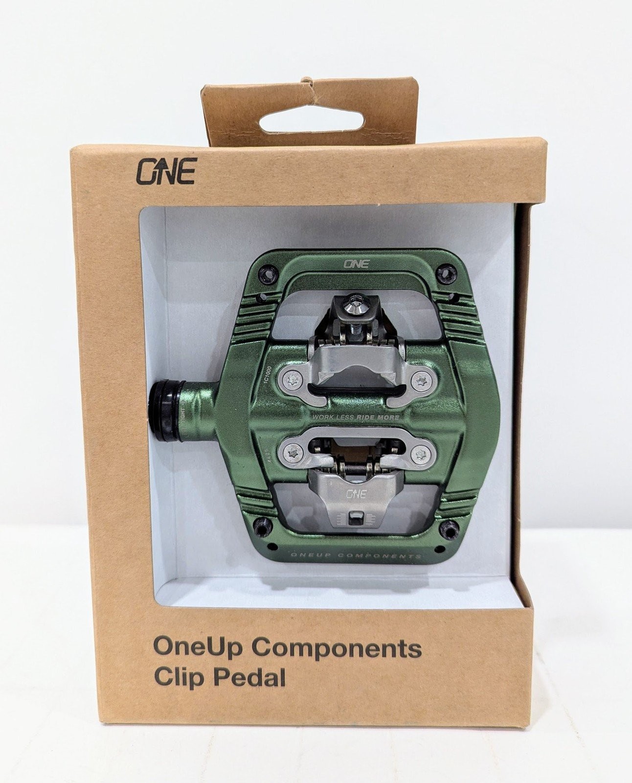 OneUp Components Clip Pedals – Dark Green 1C1000DGR