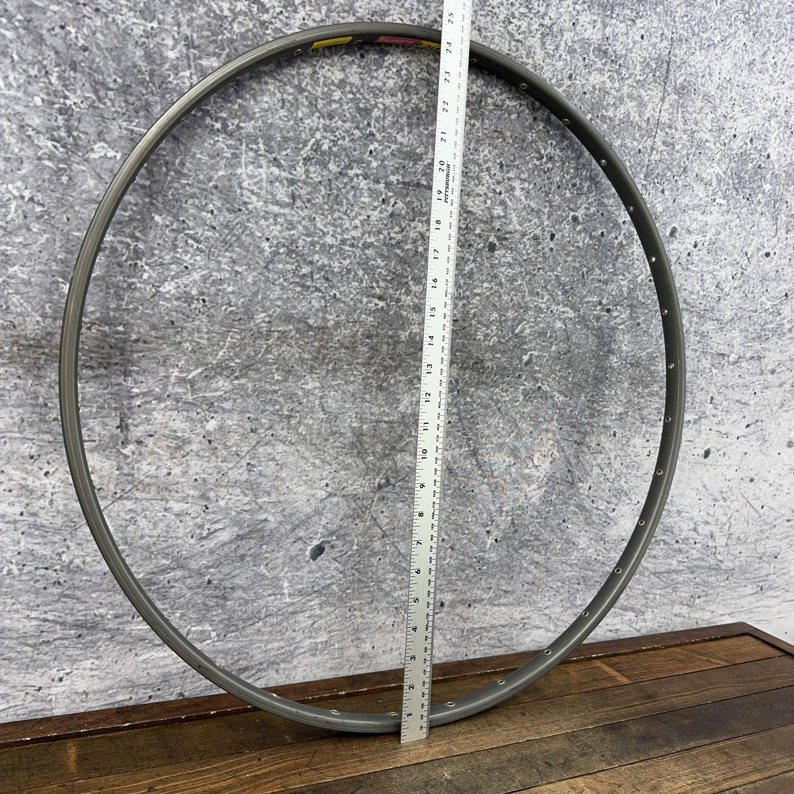 Vintage Mavic GL 330 700c TUBULAR Rim 32H Gray Presta Glue Sew Road Bike France