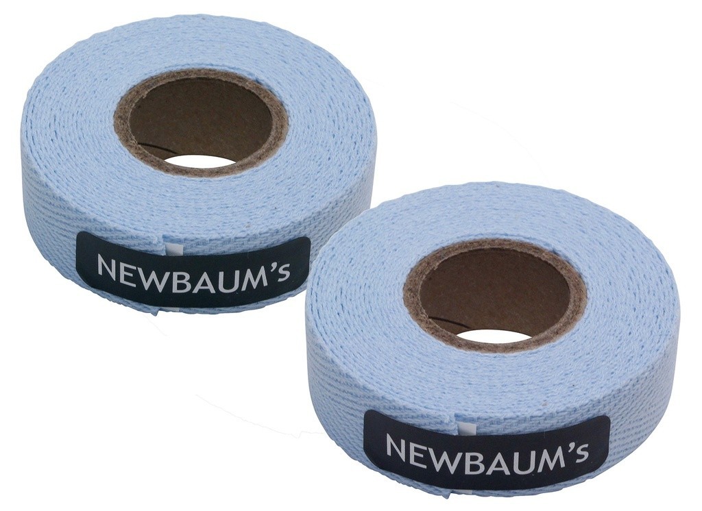 2-Rolls Newbaums Cotton Cloth Road Fixie Bike Handlebar Bar Tape Wrap Light Blue