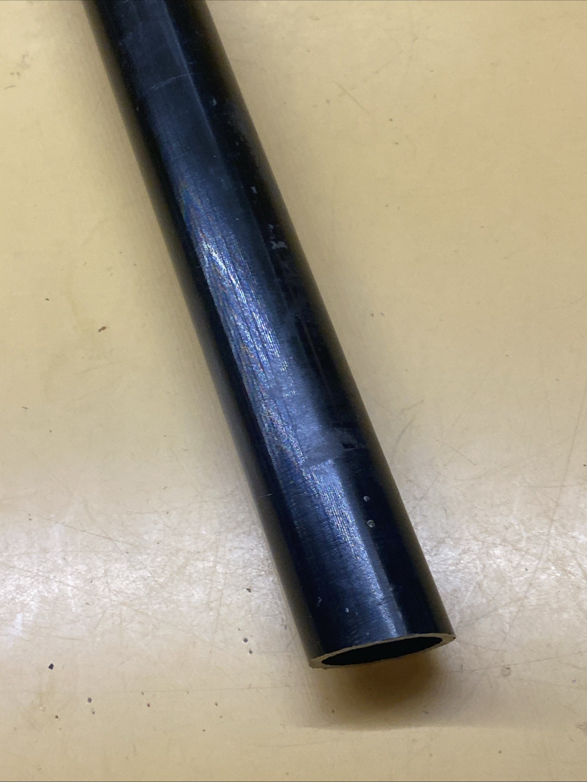 Black SINZ Aluminum 31.6mm x 340mm(Cut) Setback Seatpost