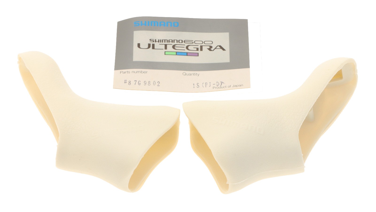 Shimano STI600 Ultegra Brake Hoods Pair for BL-6400 Non-Flightdeck White NEW NOS