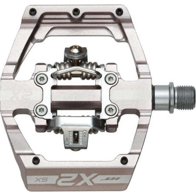 pair of x2-sx pedals grey 966000152 HT-COMPONENTS BMX pedals