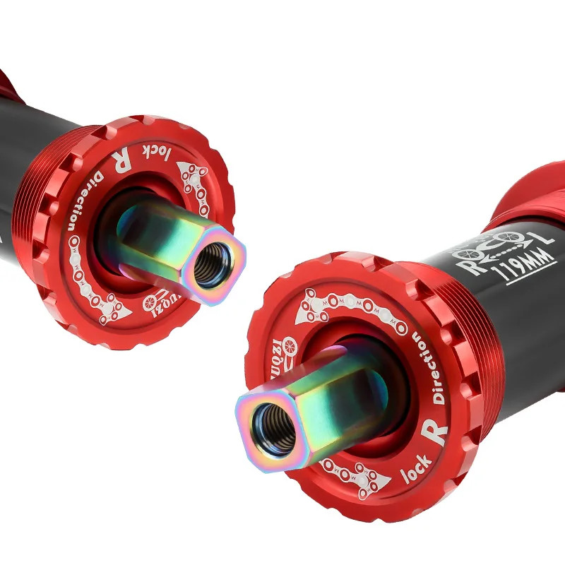 Ceramic Bearing Bicycle Bottom Bracket 68*103 107 110 113 119 122mm Square Titan