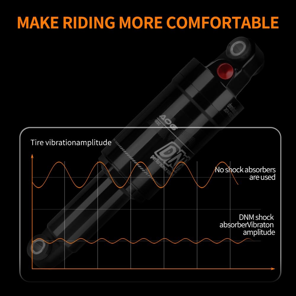 AO-6 Mountain Bike Rear Air Shock AL 6061 Adjustable 125mm/150mm