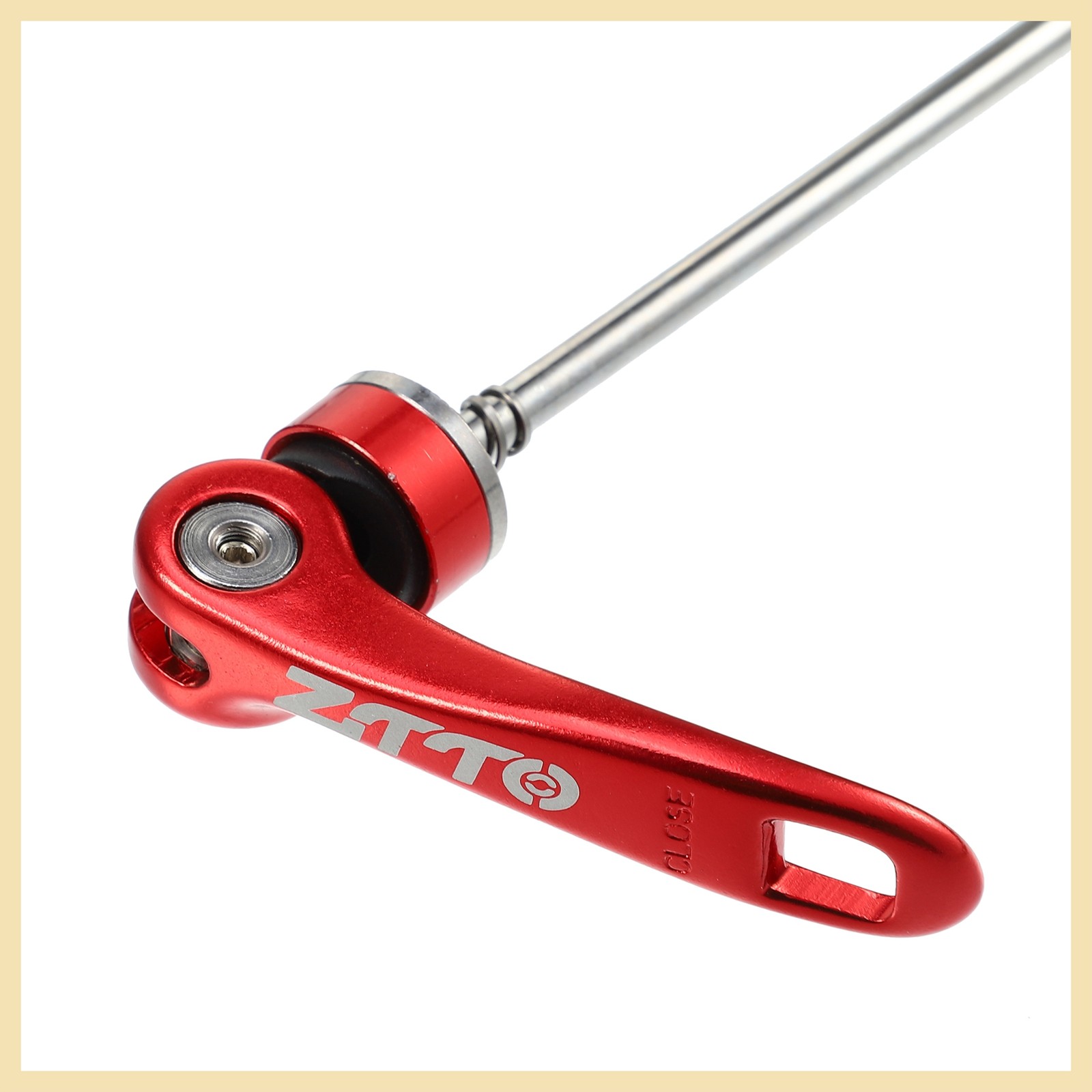 Bicycle Bike Quick Release Axles Skewers Lever Front Rear 150mm 190mm Red