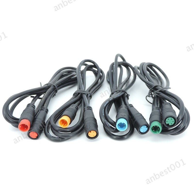 M8 2 3 4 5 6 Pin Sensor male to female connector Cable Electric Waterproof plug