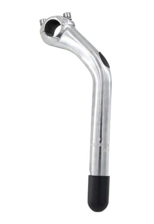 Bike quill stem Aluminum Alloy Length 180mm Diameter 25.4mm, Silver 25.4mm