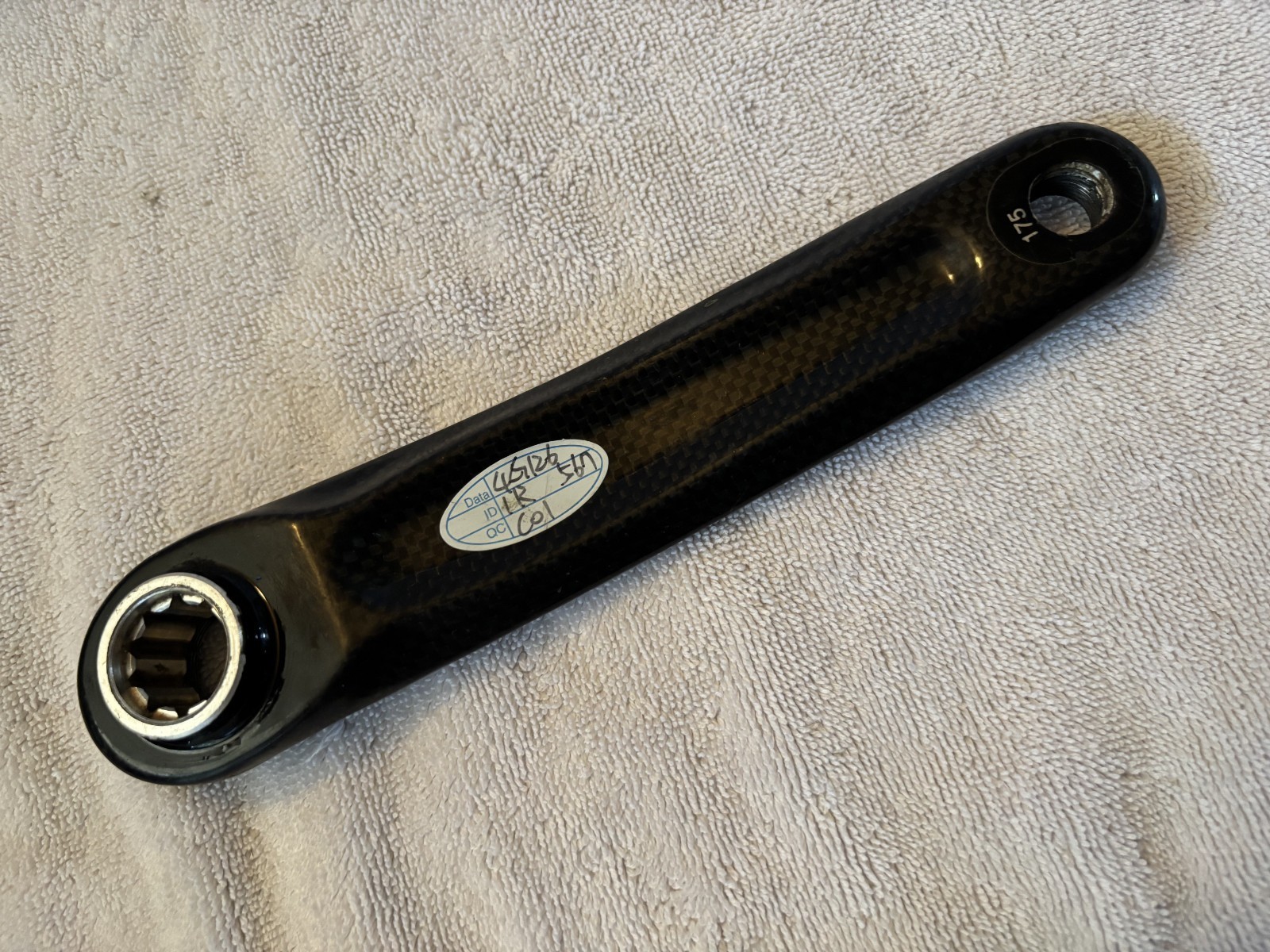 FSA Carbon Pro Team Issue Crankset 175mm with Carbon Spider –VG-EX