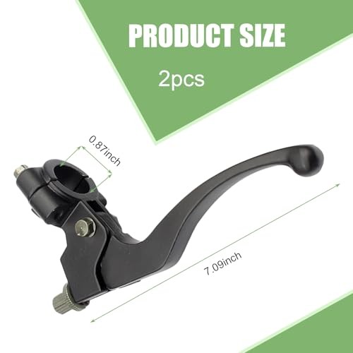 2 PCS Bike Brake Levers, Clutch Lever, Clutch Brake Handle Levers Perch,