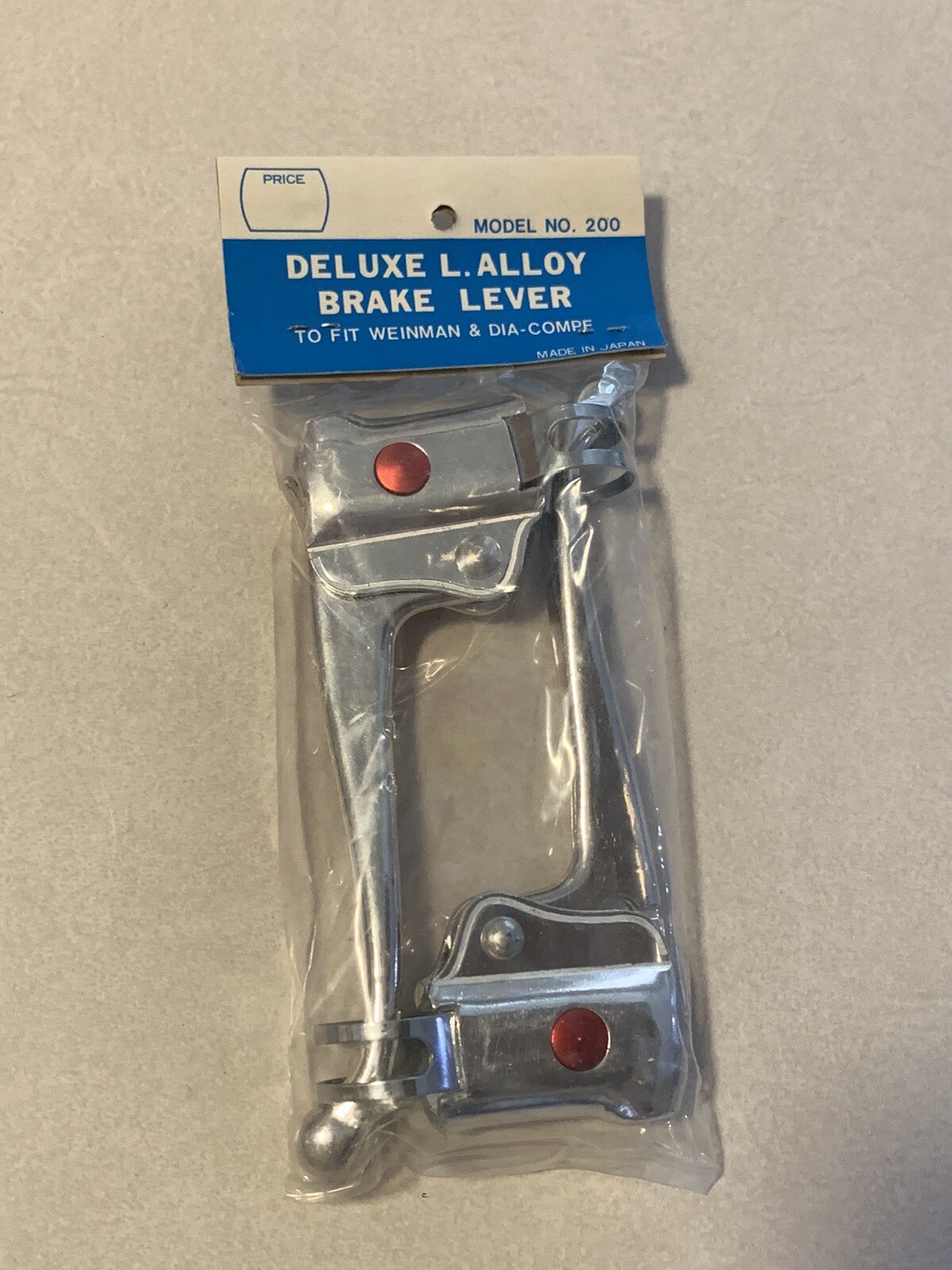 NOS Deluxe L. Alloy Brake Lever Model No. 200 – To Fit Weinman & Dia-Compe