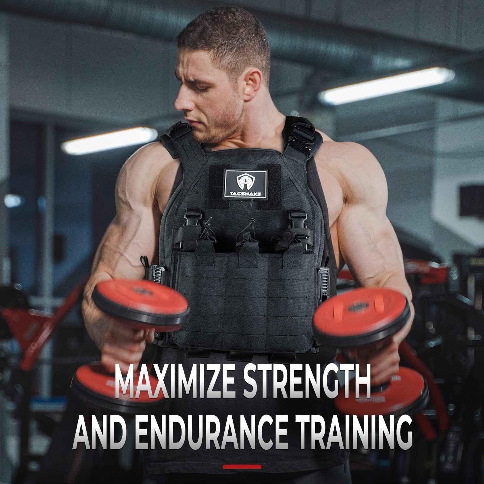 Tacsnake Weight Vest Plates 5.75 LB/ 8.75 LB/ 14.75 LB Pair for Weighted Vest…