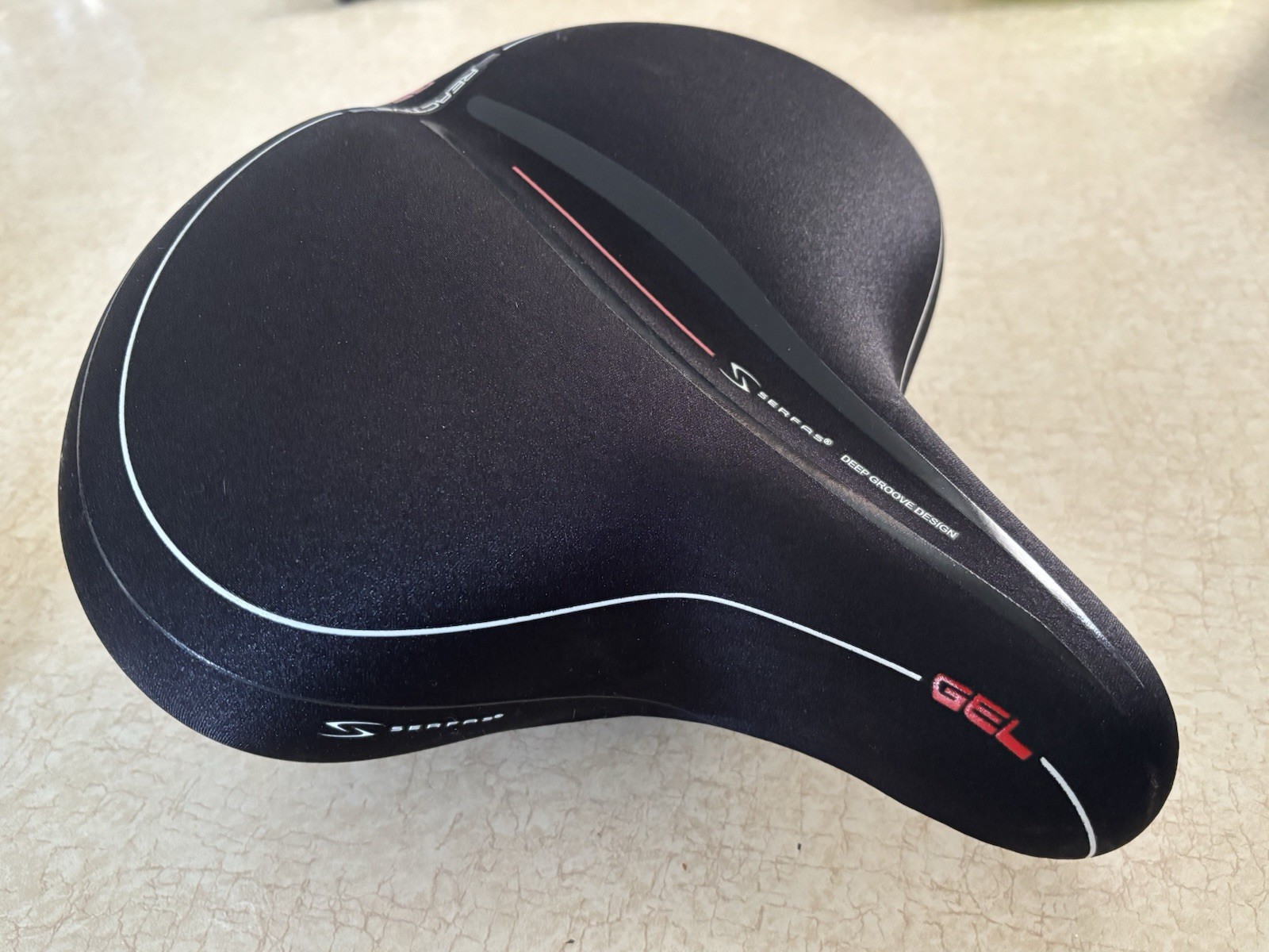 Serfas Cruiser Saddle w/ Lycra Cover Bike Seat 10.5 x 10.5 Inches Bicycle