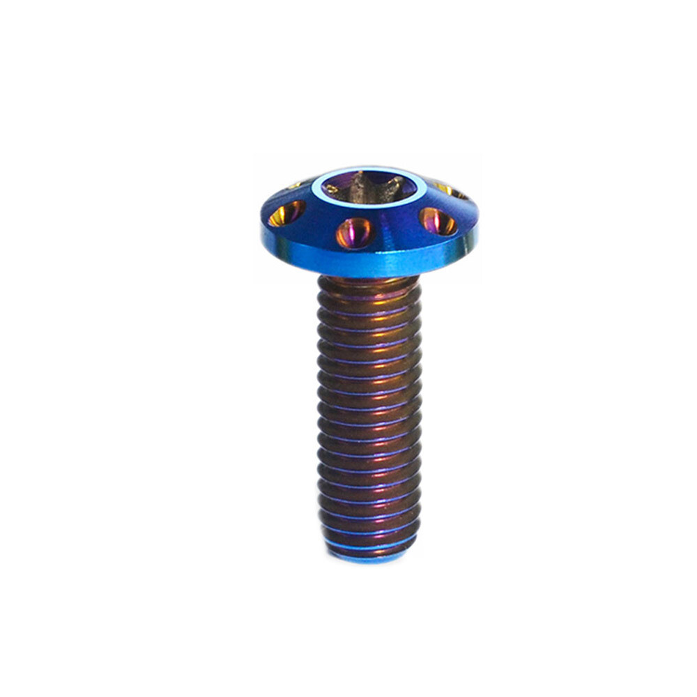 M8x20 25 30 40mm Titanium Screws Inner Torx Petal Head Motorcycle Brake Bolts