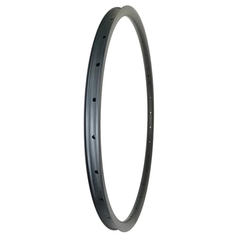 29er MTB XC Bicycle Carbon Rim 45x25mm Asymmetric Tubeless UD Matte Glossy Ring