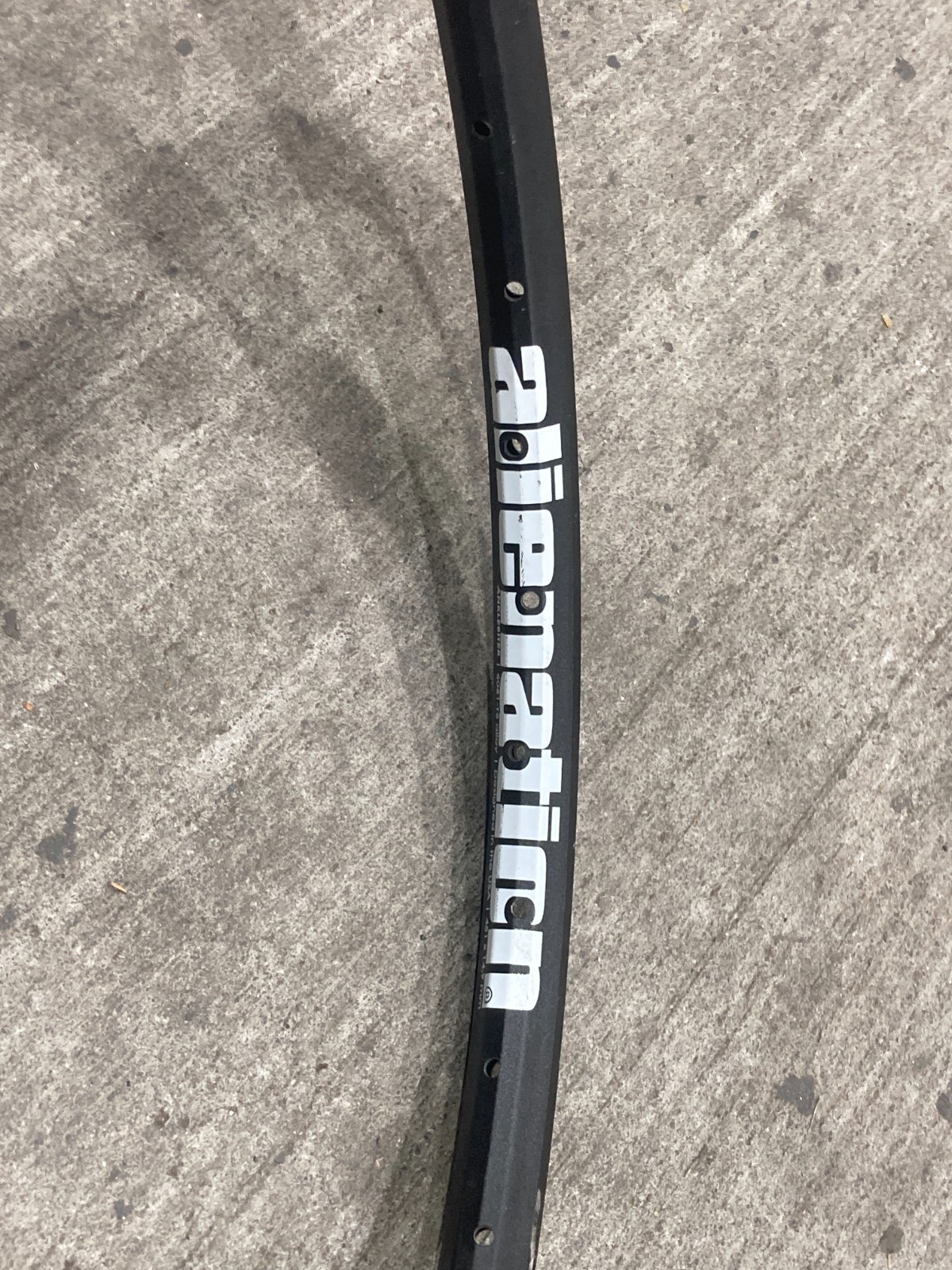 CLEAN Alienation 20in Aluminum BMX Rims 451×14.9mm 36 Spoke Hole Black Pair
