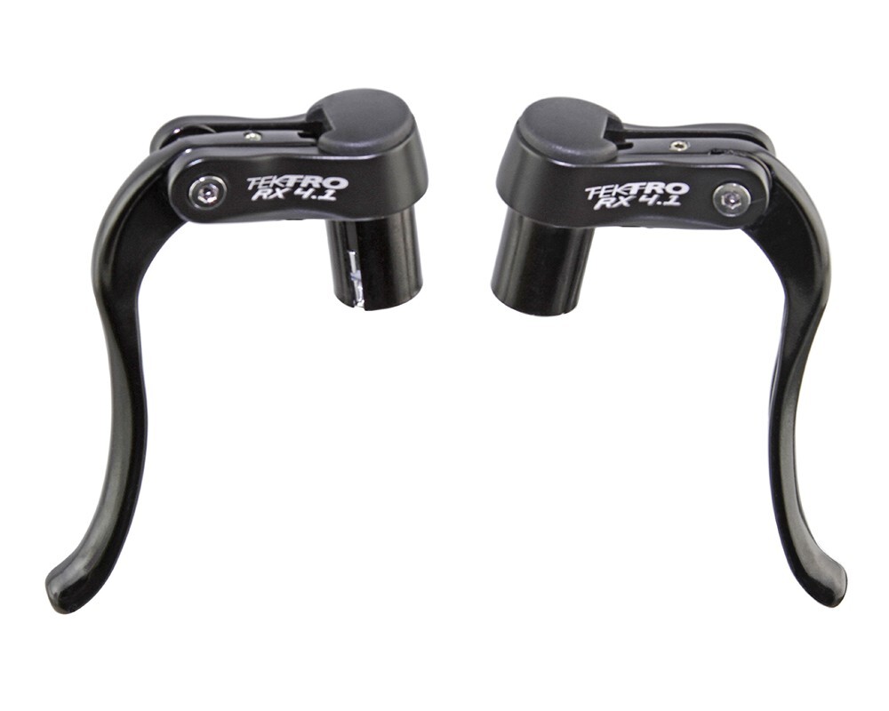 TKTRO BRANDED BICYCLE BAR END ALLOY BRAKE BLACK LEVER SET.