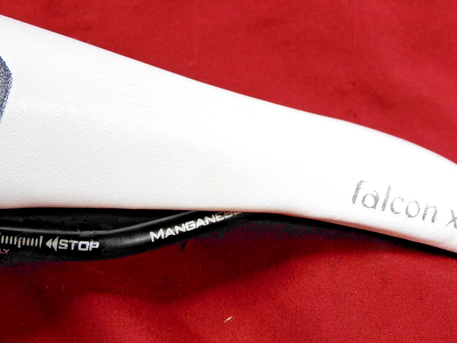Very Nice White Terry Falcon X Women’s Saddle with Manganese Rails 240 grams