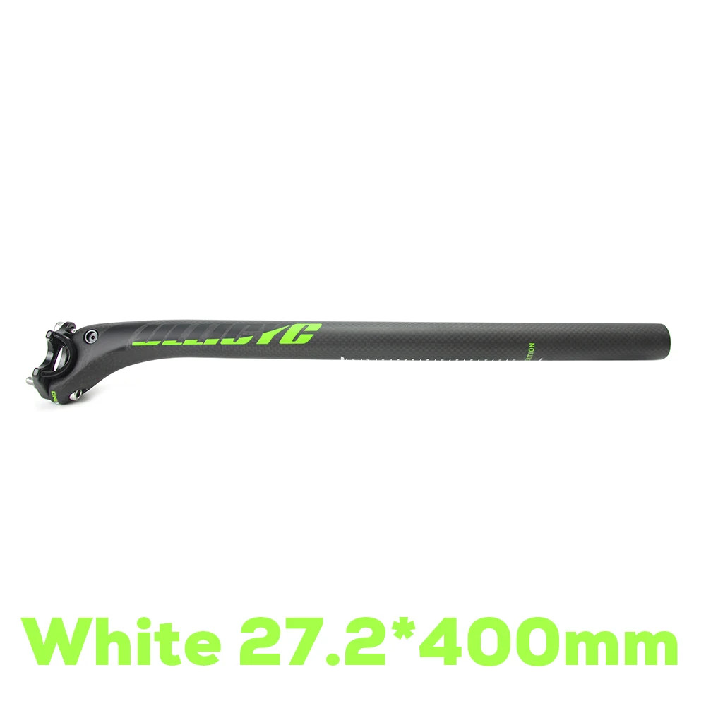 ULLICYC Carbon Fiber Seatpost 27.2/30.8/31.6mm 400mm Offset MTB Road Bike