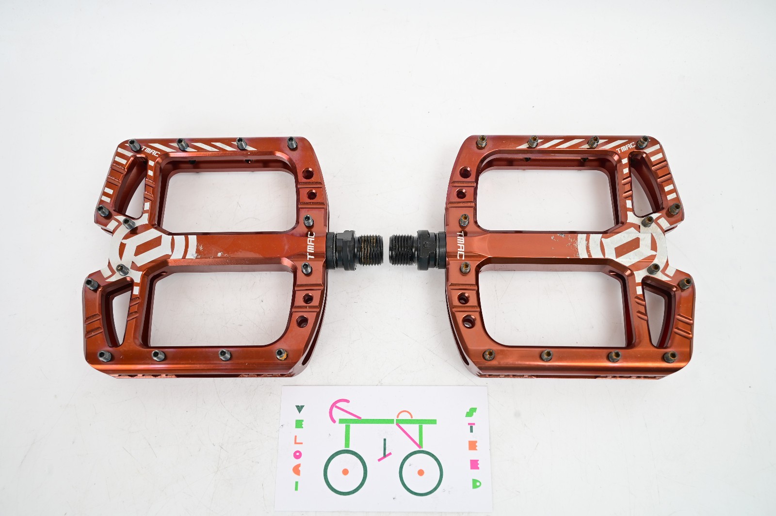 Deity TMAC Signature Tyler McCaul Flat Platform MTB Bike Pedals – Bronze