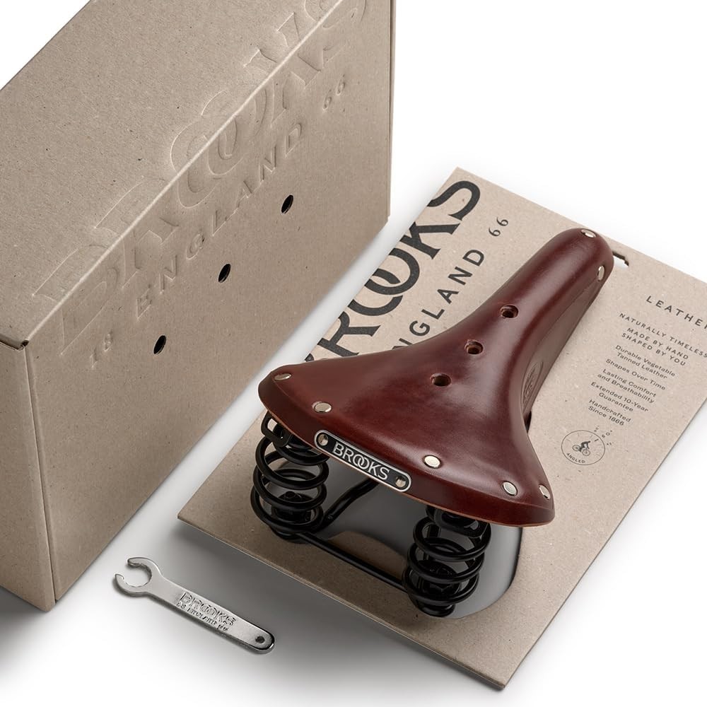 Brooks Flyer Leather Bike Saddle – Handmade in England