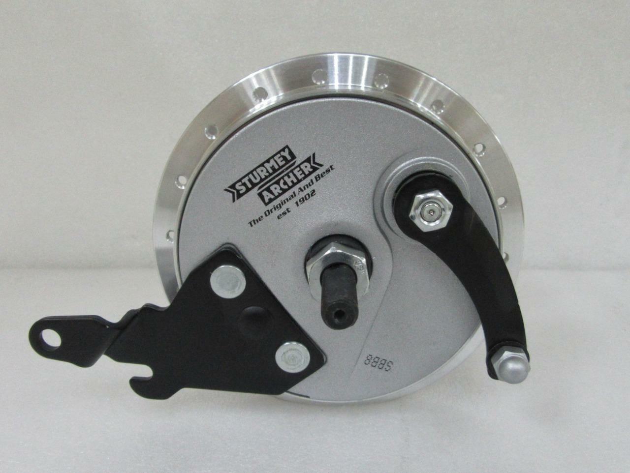 New Sturmey Archer RXL-RD3 3-Speed Rotary Gear Hub w/ 90mm Drum Brake 36 Holes