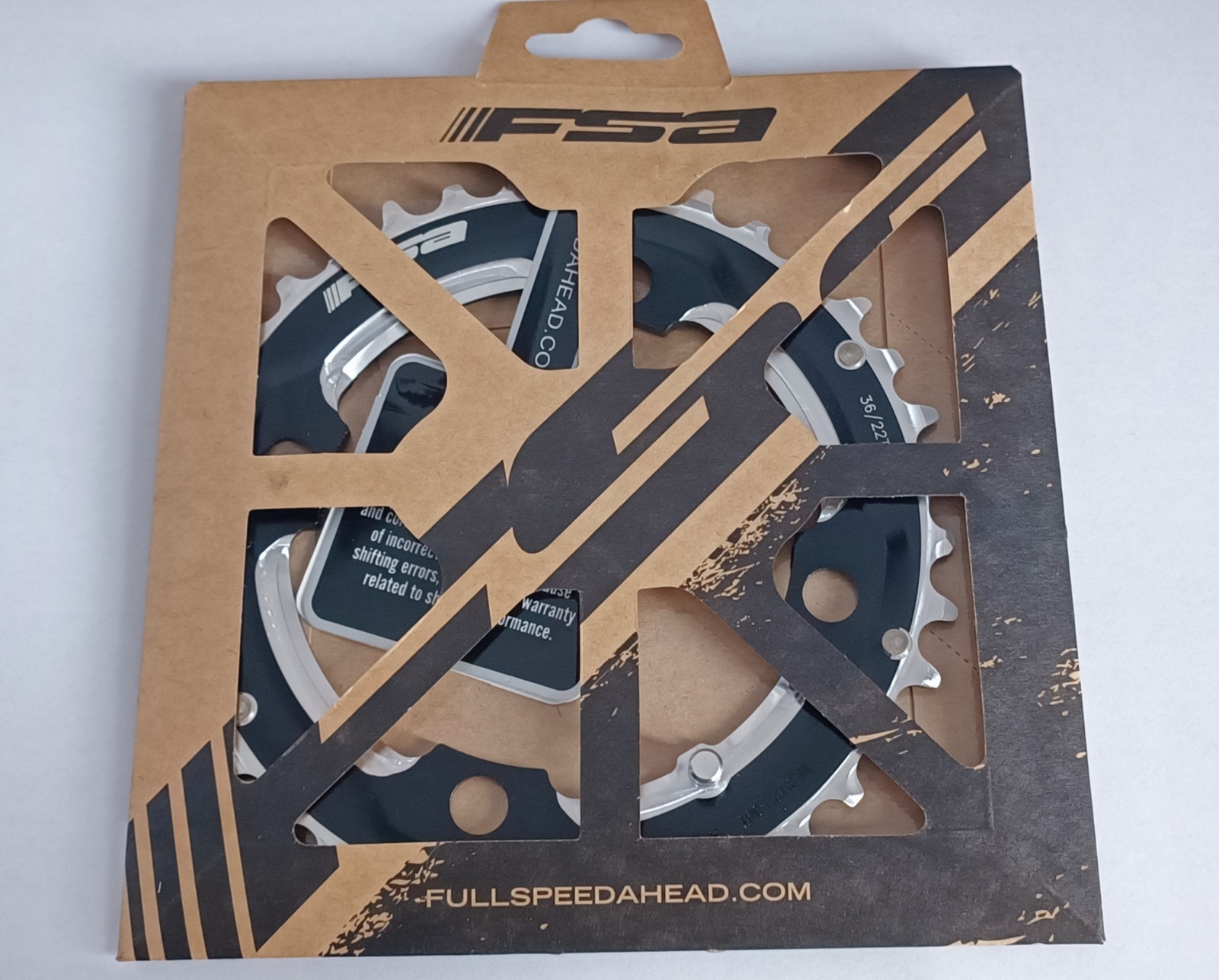 FSA chainring Pro MTB e-bike 36T 104 BCD alloy 4 holes bolts 104×36 black WB272B