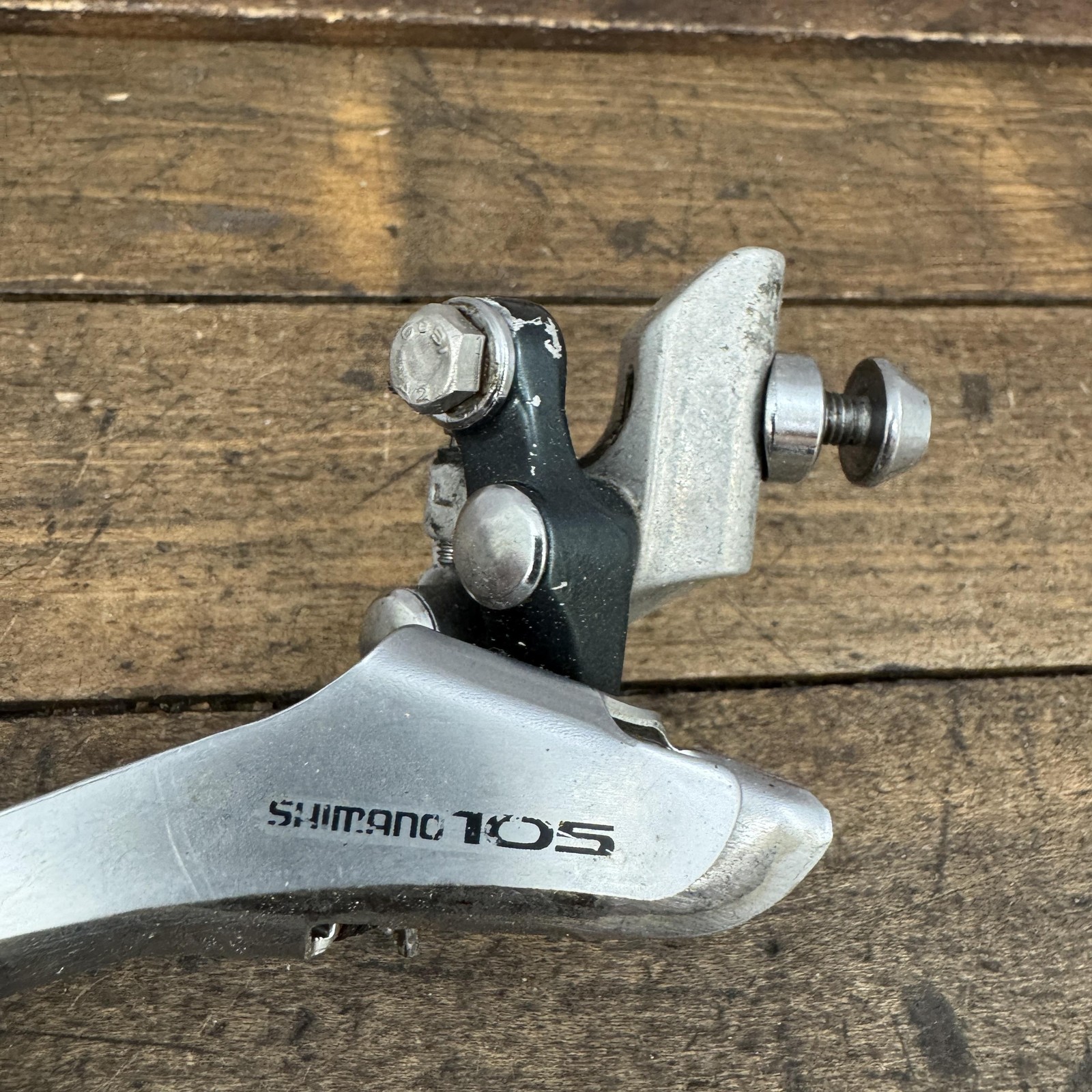 Vintage Shimano 105 FD-1050 Front Derailleur Braze-On Double Bottom Pull Japan