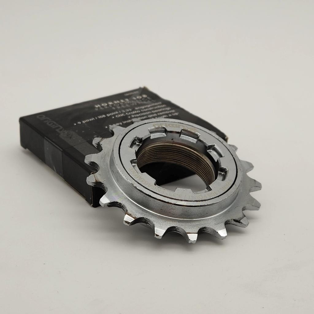 Origin8 Hornet 108 Performance Freewheel 18T Silver for 1/8″ Chain OPEN PACKAGE