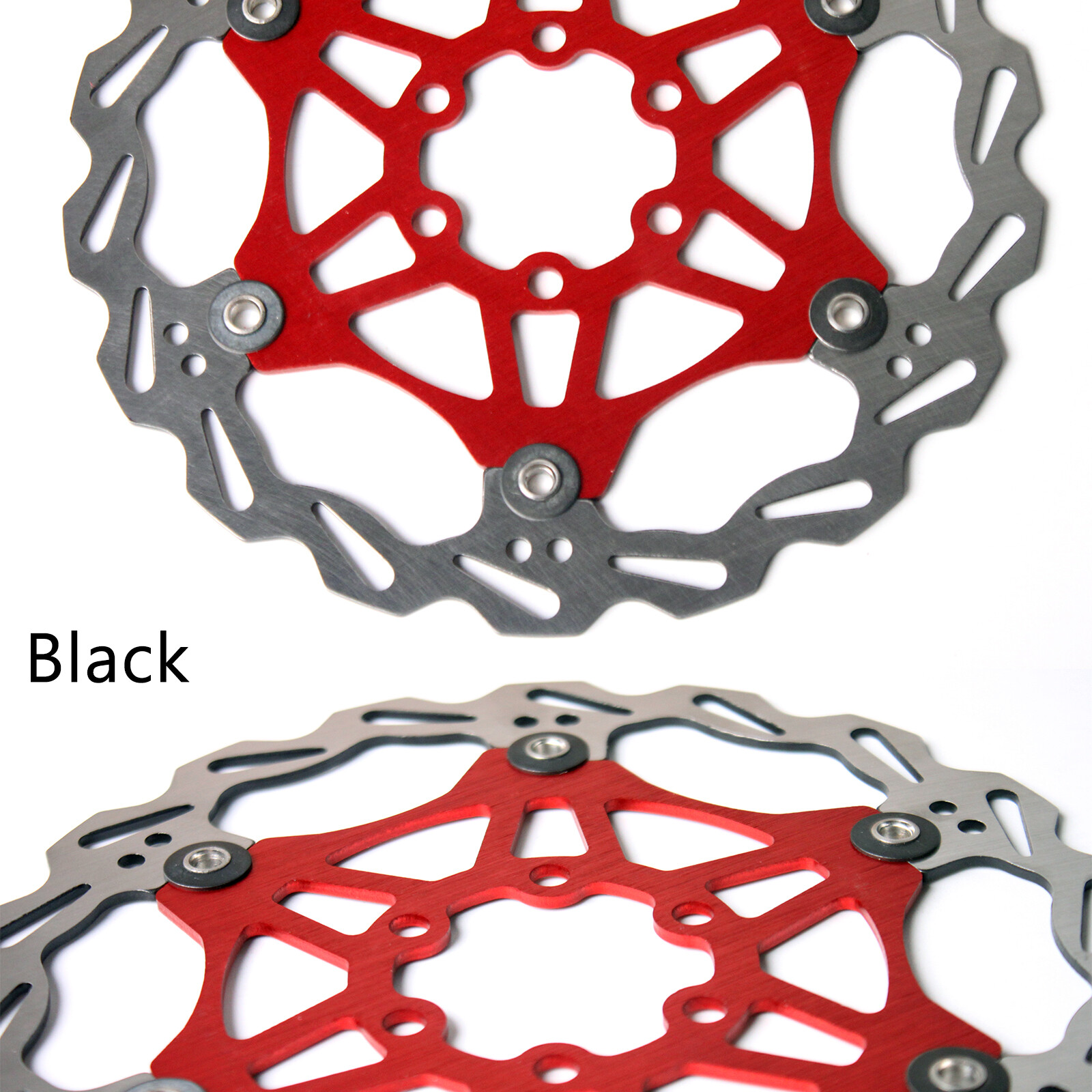 MTB Bike Floating Disc Rotor 160mm 180mm 203mm Brake Rotor + 6 Bolts fit Shimano