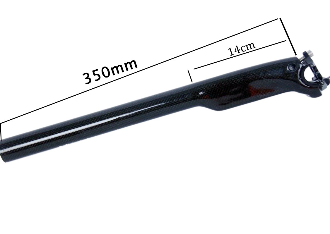 carbon bicycle road bike MTB gravel bike 27.2 / 30.9 /31.6mm AERO seatpost 350mm