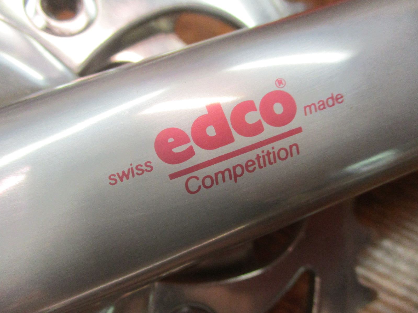 RARE NOS EDCO COMPETITION 175L 110/74 BCD 46/36/26 TRIPLE SQUARE TAPER CRANK SET