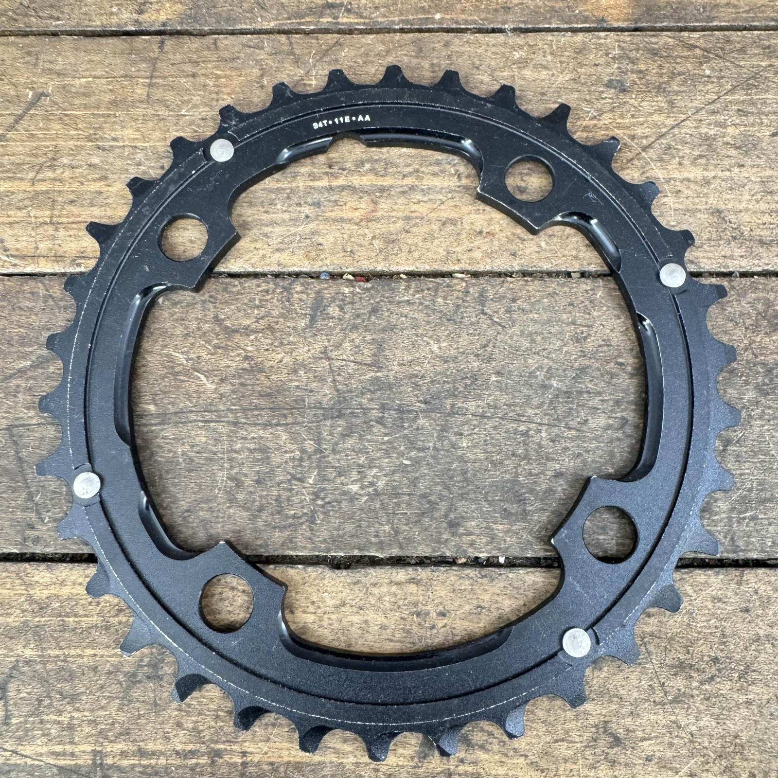 E*thirteen Components Chainring Set 42/34/24T 4-Arm 104 BCD Black MTB Bike