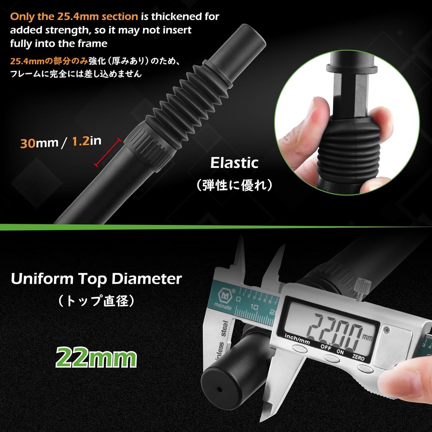 Bike Seat Post 25.4mm 27.2mm 28.6mm 30.4mm 30.8mm 31.6mm Aluminum 350mm Lengt…