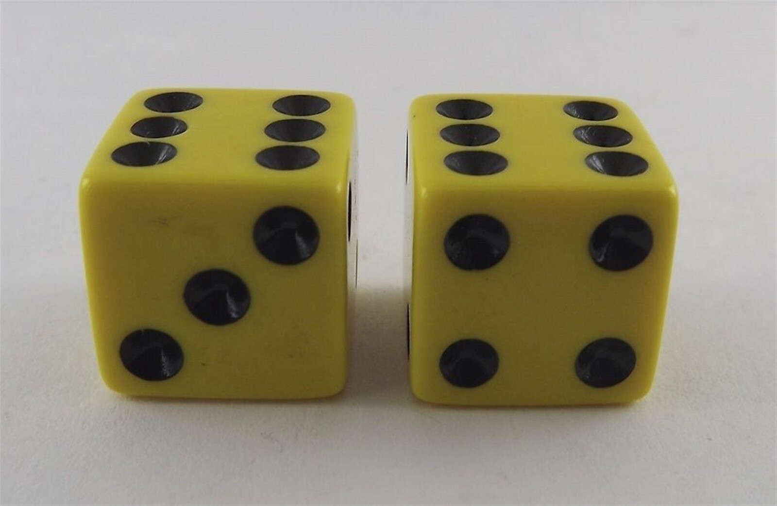 Yellow & Black Dice Valve Caps Old School BMX Fits SE GT Hutch Redline NEW