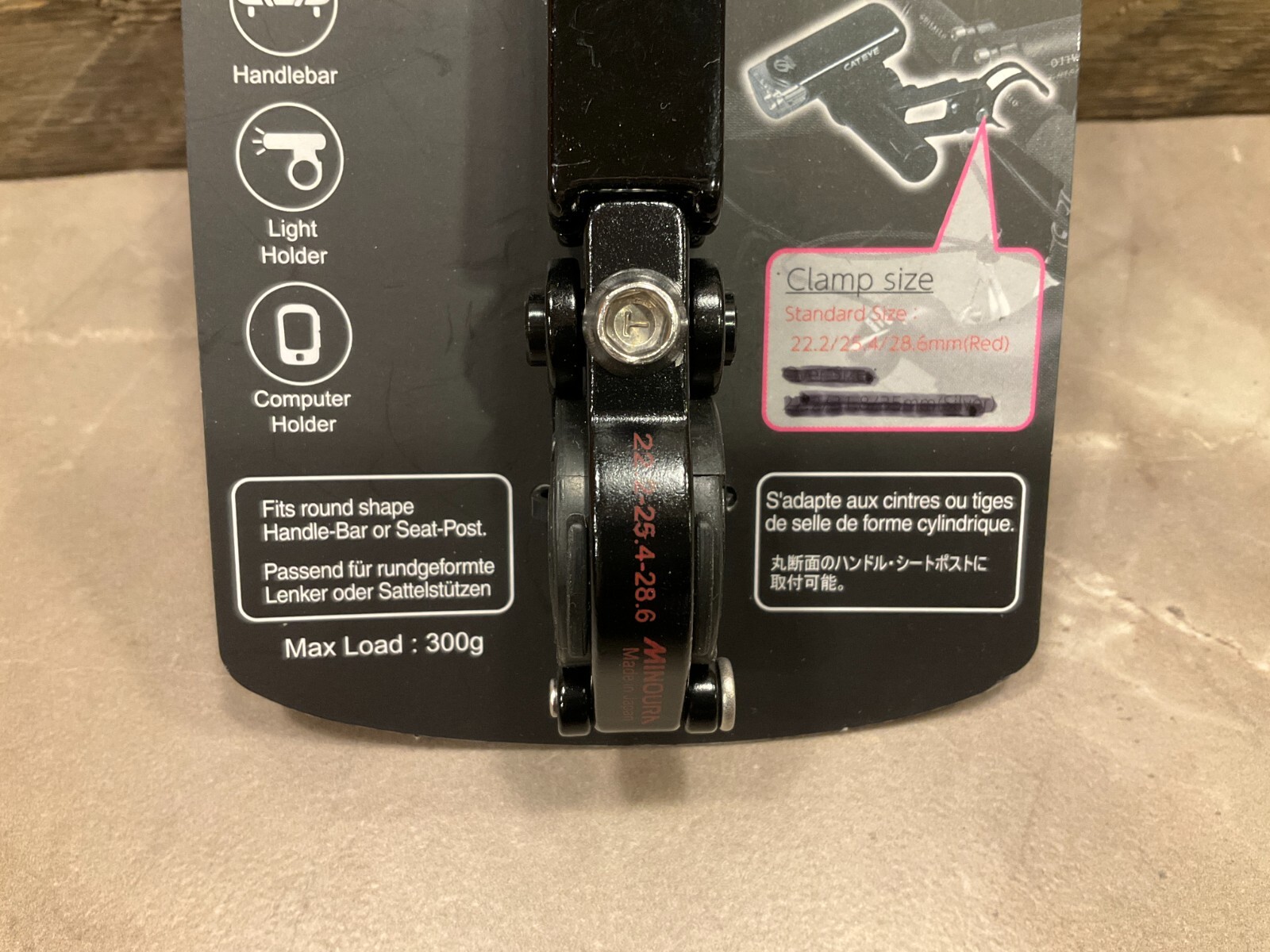 Minoura Space Grip SGS-400 STD Light and computer holder Brand new Authentic