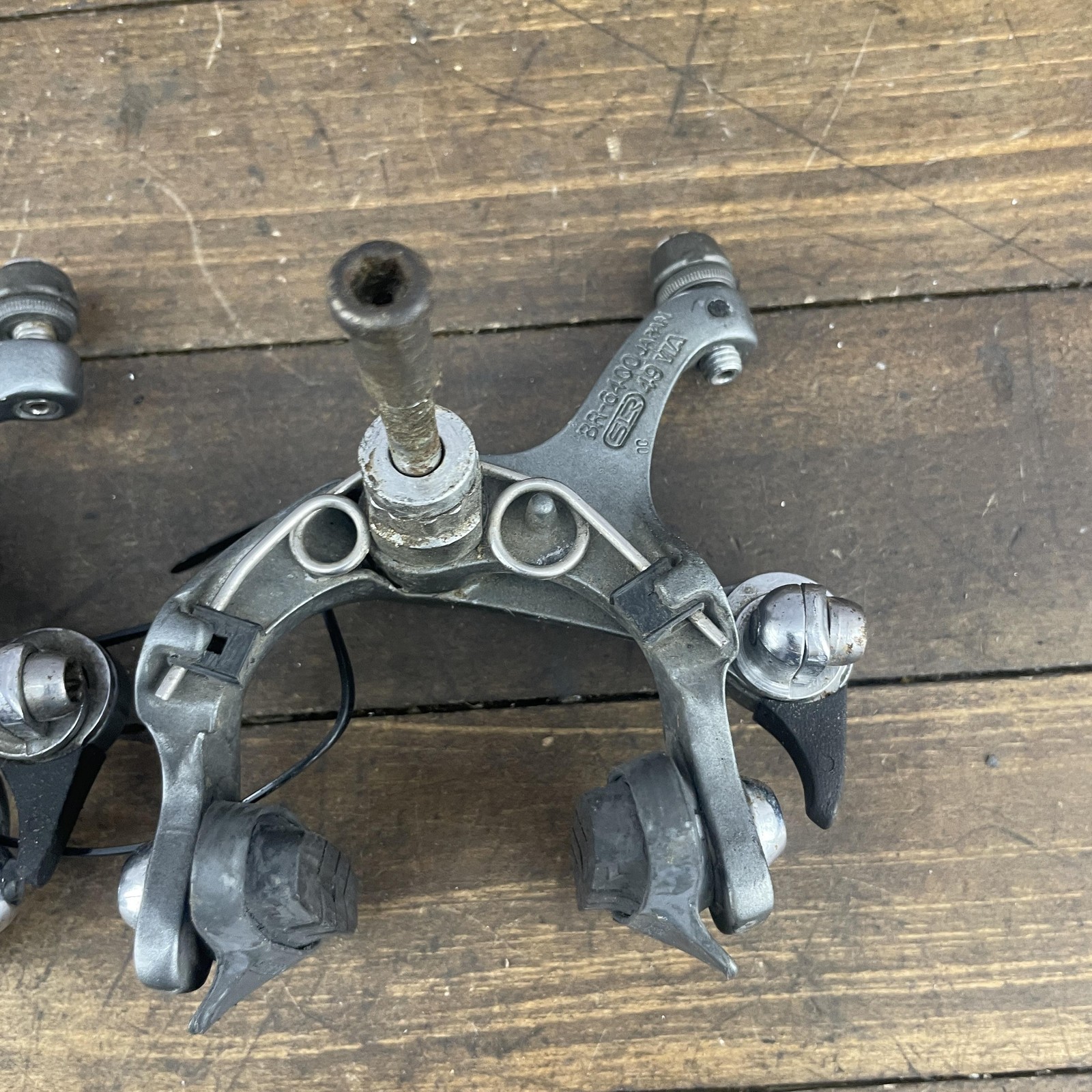 Vintage Shimano 600 BR-6400 Brake Calipers Pair Road Bike Japan SLR 49 VIA 90s