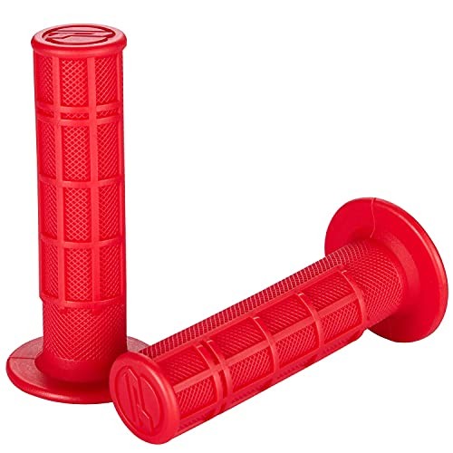 7/8» ATV Grips Universal Handlebar Grips Soft Rubber Motorcycle Grip for Red