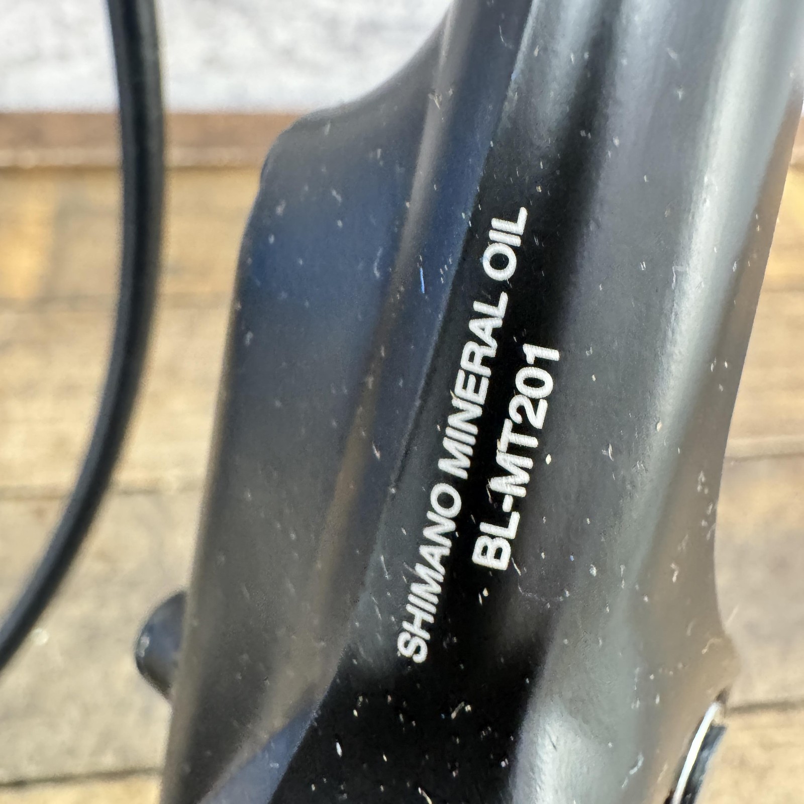 Shimano BL-MT201 BR-UR300 Hydraulic Disc Brake Front Left 1000mm Hose Black MTB