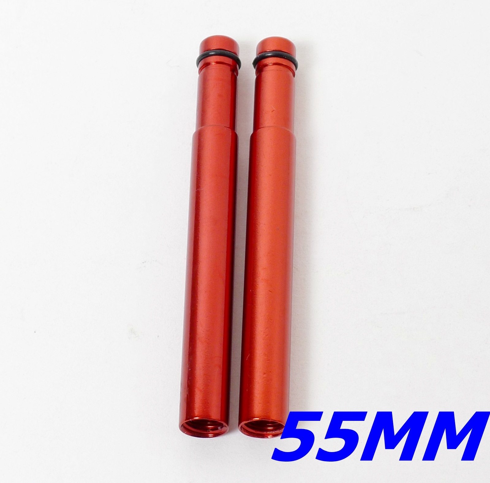 mr-ride 7075 CNC Presta Valve extenders 55mm Anodized Red 2pc