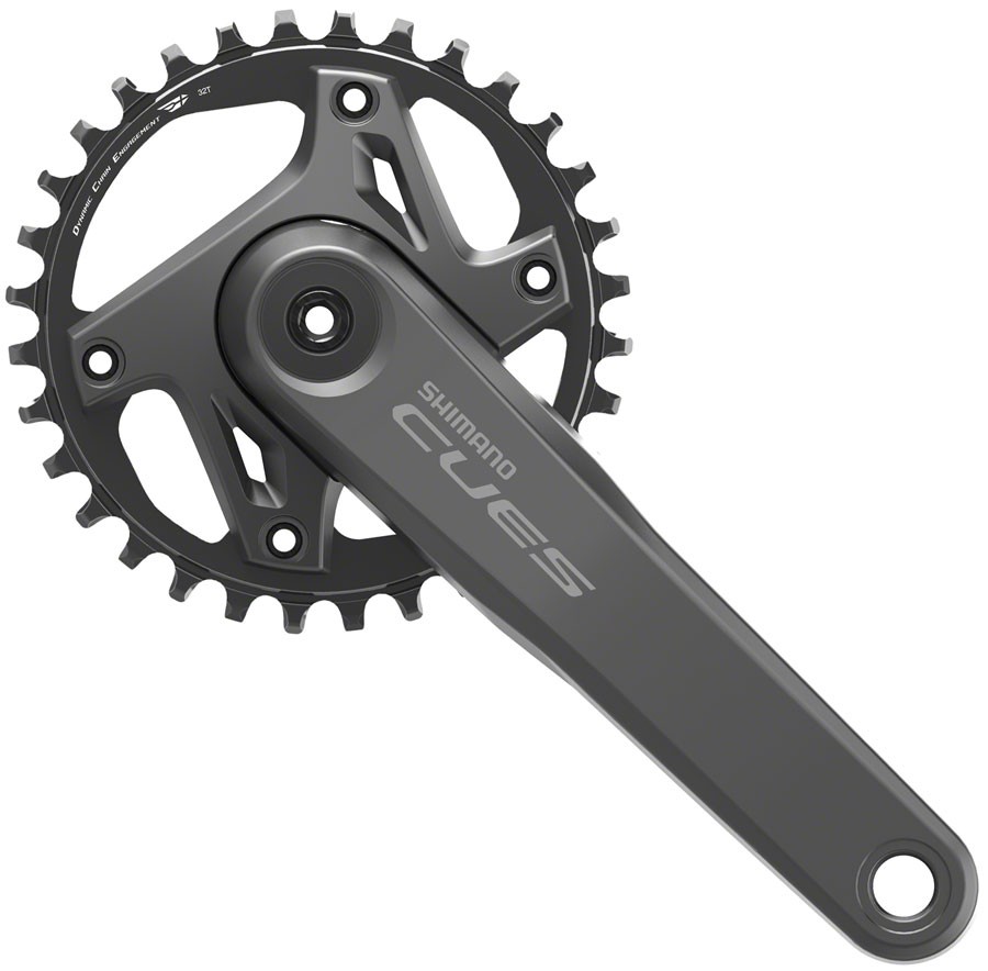 Shimano CUES FC-U6000-1 165mm 9/10/11-Speed Crankset with Asymmetric 32T 110