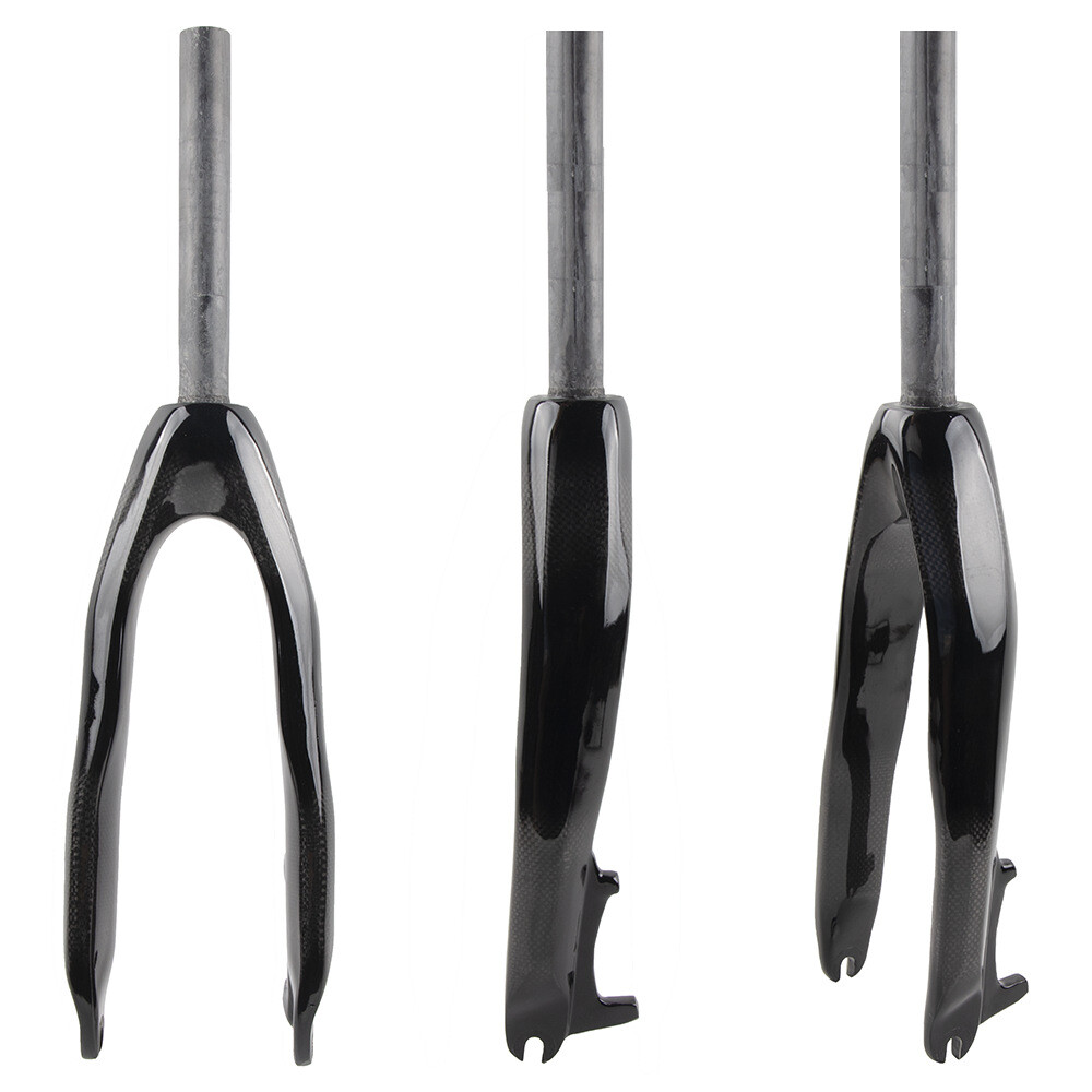 20er 24er Climbing BMX Bike Carbon Fork mtb Bicycle 28.6mm Forks Disc Brake