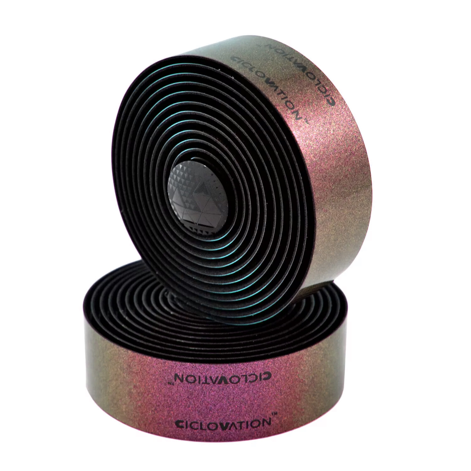 CICLOVATION Advanced Leather Touch Road Handlebar Tape , Aurora purple