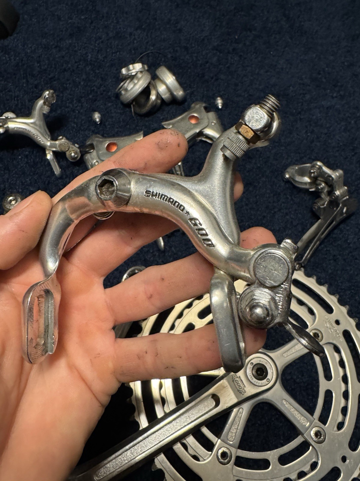 Shimano 600 Arabesque Groupset Crankset, Derailleurs, Shifters, Brakes, Headset