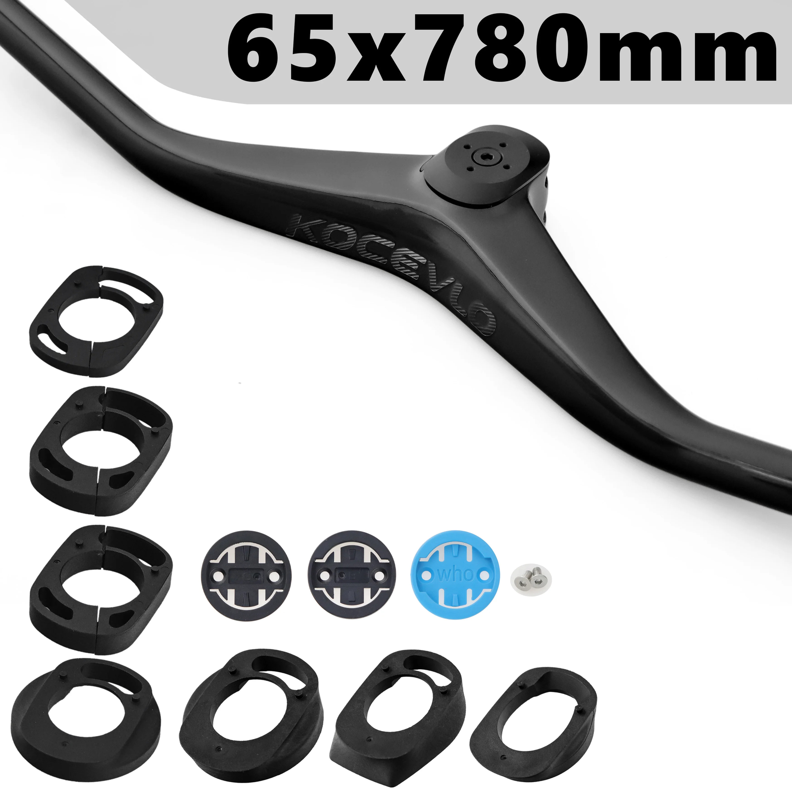 MTB Carbon Internal Cable Integrated Handlebar for MTB XC Bike 780mm Width