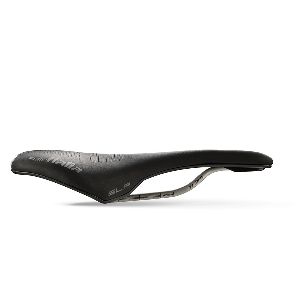 BIKE SADDLE BRAND: SELLE ITALIA SLR BOOST GRAVEL TI316 SUPERFLOW BLACK