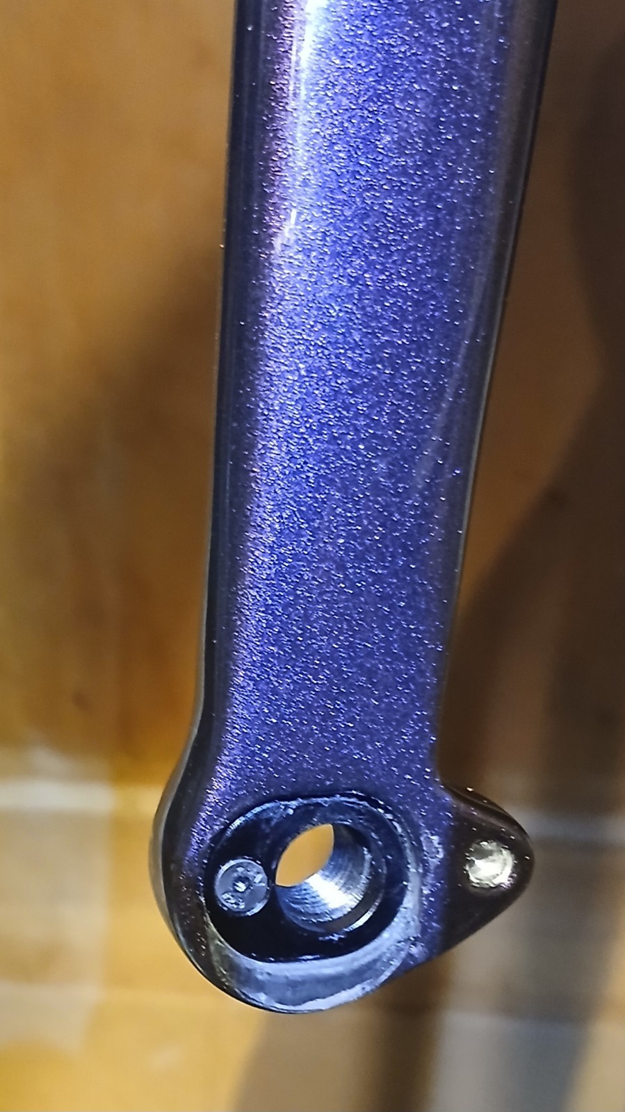 New Purple Carbon Gravel Disc Fork w/ Adjustable Rake. 50mm Or 55mm Flip Chip.