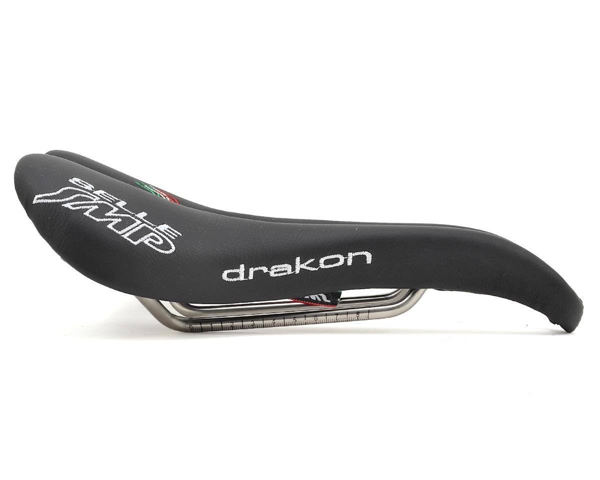 Selle SMP Drakon Saddle (Black) (AISI 304 Rails) (139mm) [ZSTRIKEDRAMN]
